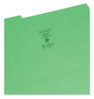 A Picture of product SMD-17134 Smead™ Reinforced Top Tab Colored File Folders 1/3-Cut Tabs: Assorted, Legal Size, 0.75" Expansion, Green, 100/Box