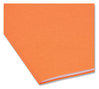 A Picture of product SMD-17510 Smead™ Reinforced Top Tab Colored File Folders Straight Tabs, Legal Size, 0.75" Expansion, Orange, 100/Box