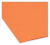 A Picture of product SMD-17510 Smead™ Reinforced Top Tab Colored File Folders Straight Tabs, Legal Size, 0.75" Expansion, Orange, 100/Box