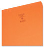 A Picture of product SMD-17510 Smead™ Reinforced Top Tab Colored File Folders Straight Tabs, Legal Size, 0.75" Expansion, Orange, 100/Box