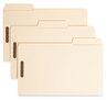 A Picture of product SMD-19535 Smead™ SuperTab® Reinforced Guide Height Fastener Folders 11-pt Manila, 0.75" Expansion, 2 Fasteners, Legal Size, 50/Box