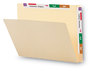 A Picture of product SMD-24190 Smead™ Heavyweight Manila End Tab Conversion File Folders Straight Tabs, Letter Size, 0.75" Expansion, 100/Box