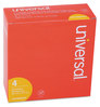 A Picture of product UNV-46065VP Universal® Envelope Moistener with Adhesive 2.2 oz Bottle, Clear, 4/Pack