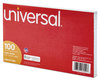 A Picture of product UNV-47250 Universal® Recycled Index Strong 2 Pt. Stock Cards Ruled 5 x 8, White, 100/Pack