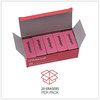 A Picture of product UNV-55120 Universal® Bevel Block Erasers For Pencil Marks, Slanted-Edge Rectangular Large, Pink, 20/Pack
