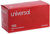 A Picture of product UNV-55150 Universal® Pencil Cap Erasers For Marks, Pink, 150/Pack