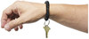 A Picture of product UNV-56051 Universal® Wrist Coil Plus Key Ring Plastic, Assorted Colors, 6/Pack
