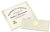 A Picture of product AVE-05868 Avery® Printable Gold Foil Seals 2" dia, 4/Sheet, 11 Sheets/Pack, (5868)