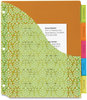 A Picture of product AVE-07714 Avery® Big Tab™ Insertable One-Pocket Plastic Dividers 5-Tab, 11.13 x 9.25, Assorted, 1 Set