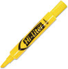 A Picture of product AVE-07742 Avery® HI-LITER® Desk-Style Highlighters Yellow Ink, Chisel Tip, Yellow/Black Barrel, Dozen