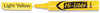 A Picture of product AVE-07742 Avery® HI-LITER® Desk-Style Highlighters Yellow Ink, Chisel Tip, Yellow/Black Barrel, Dozen