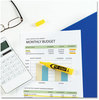 A Picture of product AVE-07742 Avery® HI-LITER® Desk-Style Highlighters Yellow Ink, Chisel Tip, Yellow/Black Barrel, Dozen