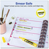 A Picture of product AVE-07742 Avery® HI-LITER® Desk-Style Highlighters Yellow Ink, Chisel Tip, Yellow/Black Barrel, Dozen