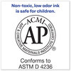 A Picture of product AVE-07886 Avery® MARKS A LOT® Regular Desk-Style Permanent Marker Broad Chisel Tip, Blue, Dozen (7886)