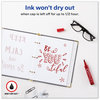 A Picture of product AVE-07887 Avery® MARKS A LOT® Regular Desk-Style Permanent Marker Broad Chisel Tip, Red, Dozen (7887)