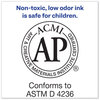 A Picture of product AVE-07887 Avery® MARKS A LOT® Regular Desk-Style Permanent Marker Broad Chisel Tip, Red, Dozen (7887)