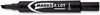 A Picture of product AVE-07888 Avery® MARKS A LOT® Regular Desk-Style Permanent Marker Broad Chisel Tip, Black, Dozen (7888)