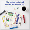 A Picture of product AVE-07905 Avery® MARKS A LOT® Regular Desk-Style Permanent Marker Broad Chisel Tip, Assorted Colors, 4/Set (7905)