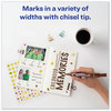 A Picture of product AVE-08881 Avery® MARKS A LOT® Large Desk-Style Permanent Marker Broad Chisel Tip, Brown, Dozen (8881)