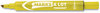 A Picture of product AVE-08882 Avery® MARKS A LOT® Large Desk-Style Permanent Marker Broad Chisel Tip, Yellow, Dozen (8882)