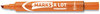 A Picture of product AVE-08883 Avery® MARKS A LOT® Large Desk-Style Permanent Marker Broad Chisel Tip, Orange, Dozen (8883)