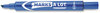 A Picture of product AVE-08886 Avery® MARKS A LOT® Large Desk-Style Permanent Marker Broad Chisel Tip, Blue, Dozen (8886)