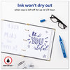 A Picture of product AVE-08886 Avery® MARKS A LOT® Large Desk-Style Permanent Marker Broad Chisel Tip, Blue, Dozen (8886)
