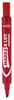 A Picture of product AVE-08887 Avery® MARKS A LOT® Large Desk-Style Permanent Marker Broad Chisel Tip, Red, Dozen (8887)