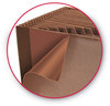 A Picture of product SMD-70430 Smead™ TUFF® Expanding Files Open-Top Stadium File, 21 Sections, 1/21-Cut Tabs, Legal Size, Redrope