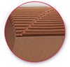 A Picture of product SMD-70430 Smead™ TUFF® Expanding Files Open-Top Stadium File, 21 Sections, 1/21-Cut Tabs, Legal Size, Redrope