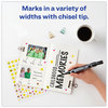 A Picture of product AVE-08888 Avery® MARKS A LOT® Large Desk-Style Permanent Marker Broad Chisel Tip, Black, Dozen (8888)