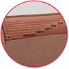 A Picture of product SMD-70490 Smead™ TUFF® Expanding Files Open-Top Stadium File, 12 Sections, 1/12-Cut Tabs, Legal Size, Redrope