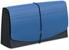 A Picture of product SMD-70506 Smead™ Handy File with Pockets 21 Sections, Elastic Cord Closure, 1/2-Cut Tabs, Check Size, Black/Blue