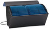 A Picture of product SMD-70506 Smead™ Handy File with Pockets 21 Sections, Elastic Cord Closure, 1/2-Cut Tabs, Check Size, Black/Blue