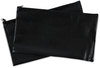 A Picture of product UNV-69021 Universal® Zippered Wallets/Cases Leatherette PU, 11 x 6, Black, 2/Pack