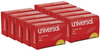 A Picture of product UNV-72210 Universal® Paper Clips #1, Smooth, Silver, 100 Clips/Box, 10 Boxes/Pack, 12 Packs/Carton