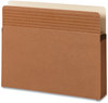 A Picture of product SMD-73208 Smead™ Easy Grip® Pockets 3.5" Expansion, Letter Size, Redrope, 25/Box