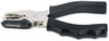 A Picture of product UNV-74321 Universal® One-Hole Punch Eight-Sheet Handheld 1/4" Holes, Metal with Rubber Grip, Black
