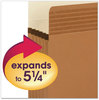 A Picture of product SMD-73211 Smead™ Easy Grip® Pockets 5.25" Expansion, Legal Size, Redrope, 10/Box