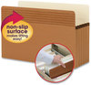 A Picture of product SMD-73211 Smead™ Easy Grip® Pockets 5.25" Expansion, Legal Size, Redrope, 10/Box