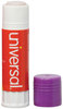 A Picture of product UNV-74750 Universal® Glue Stick 0.74 oz, Applies Purple, Dries Clear, 12/Pack
