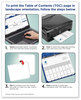A Picture of product AVE-11126 Avery® Customizable Table of Contents Ready Index® Black & White Dividers with Printable Section Titles TOC and 12-Tab, Jan. to Dec., 11 x 8.5, 1 Set