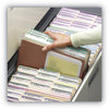 A Picture of product SMD-73380 Smead™ Redrope TUFF® Pocket Drop-Front File Pockets with Fully Lined Gussets 3.5" Expansion, Letter Size, 10/Box