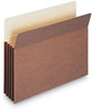 A Picture of product SMD-73380 Smead™ Redrope TUFF® Pocket Drop-Front File Pockets with Fully Lined Gussets 3.5" Expansion, Letter Size, 10/Box