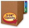 A Picture of product SMD-73790 Smead™ Heavy-Duty Redrope End Tab TUFF® Pockets 5.25" Expansion, Letter Size, 10/Box
