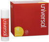 A Picture of product UNV-76752 Universal® Glue Stick 1.3 oz, Applies and Dries Clear, 12/Pack