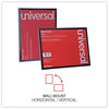 A Picture of product UNV-76840 Universal® Metal Photo Frame Aluminum, 8.5 x 11, Black