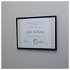 A Picture of product UNV-76840 Universal® Metal Photo Frame Aluminum, 8.5 x 11, Black