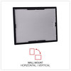 A Picture of product UNV-76848 Universal® Document Frames All Purpose Frame, 8.5 x 11 Insert, Black, 3/Pack