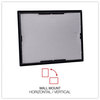 A Picture of product UNV-76849 Universal® Document Frames All Purpose Frame, 8.5 x 11 Insert, Black/Gold, 3/Pack